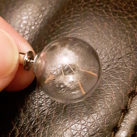 🍃Gorgeous Dandelion Wish Earrings - Picture 3 of 5